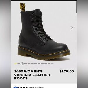 Dr Martens 1460 pascal Virginia leather boot